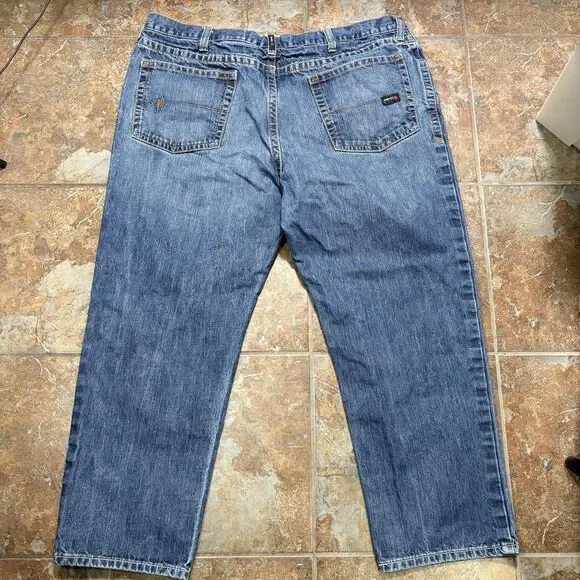 Ariat FR M3 Jeans Lot 2 Mens 46x30 Loose Straight Blue Denim Work Fire Resistant - Picture 3 of 7